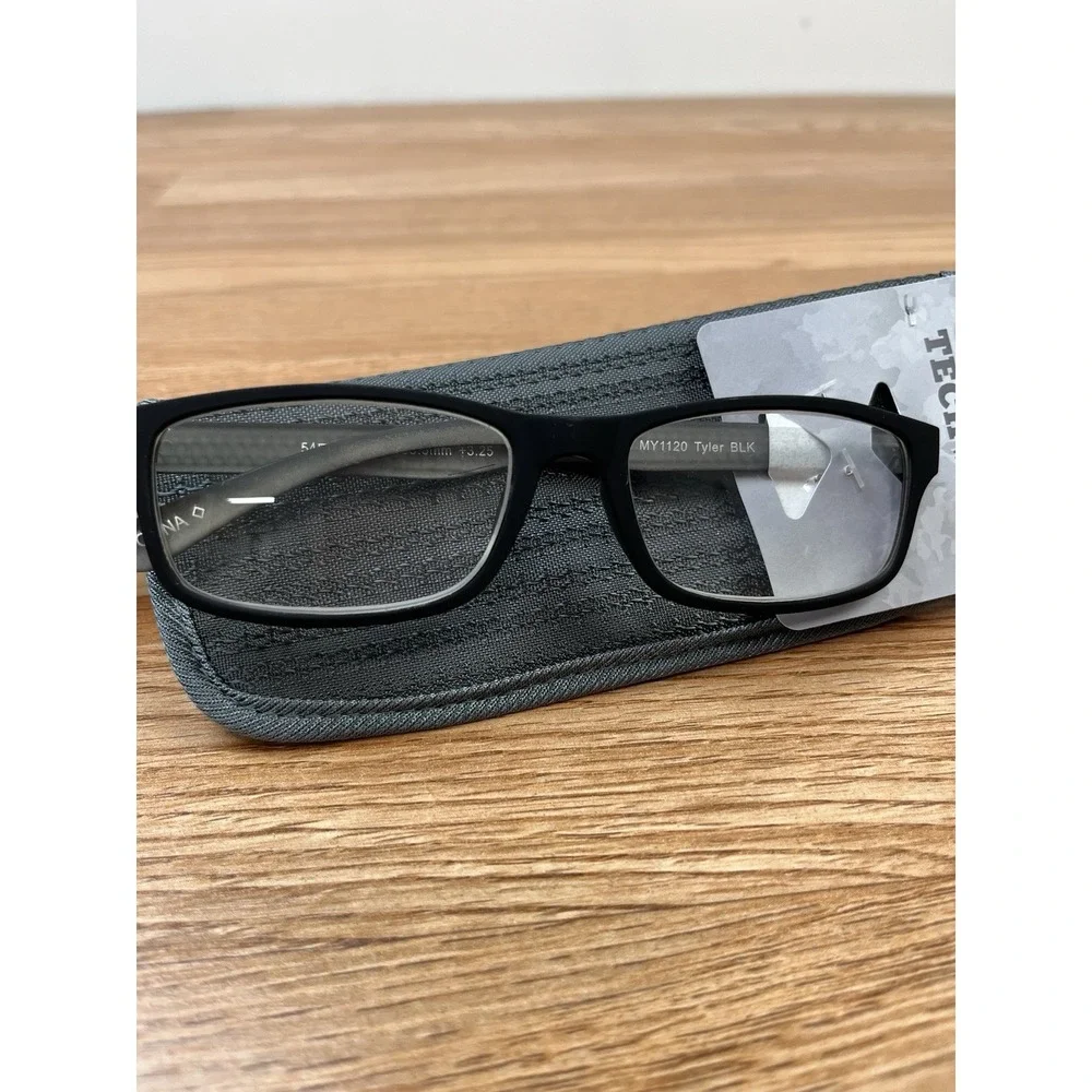 Reader's‎ Choice Tech Reading Glasses Tyler +3.25 with Case Foster Grant NEW